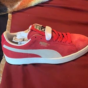 Suede Classic/ High Risk / Red-white
